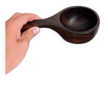 Brazilian handled bowl in jacaranda by Jean Gillon for WoodArt