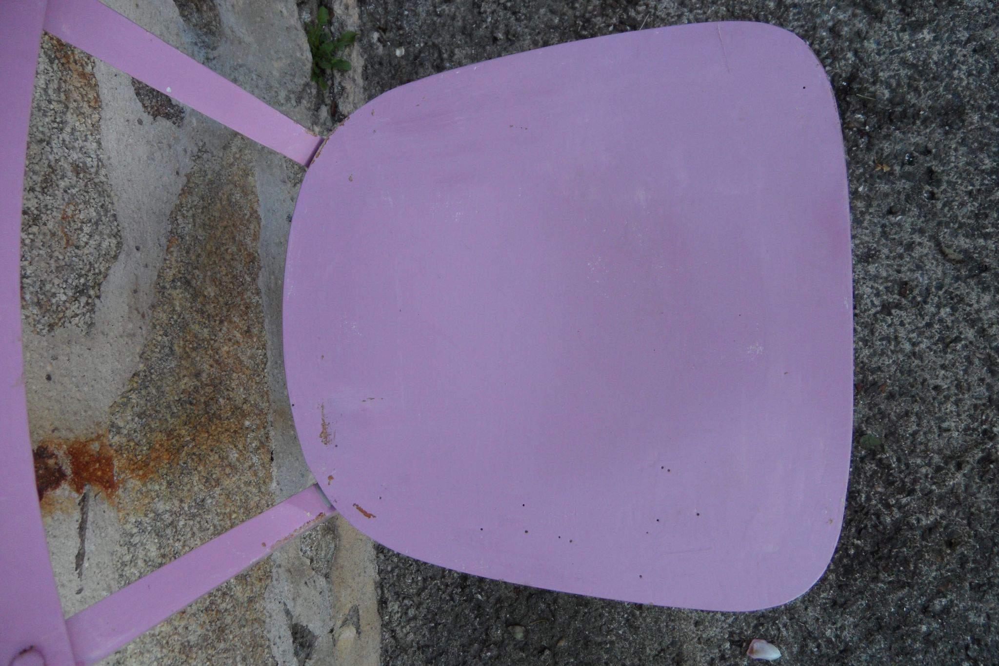 Pair of chairs signed pink Luterma- 40 years