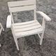 Pair of wooden armchairs