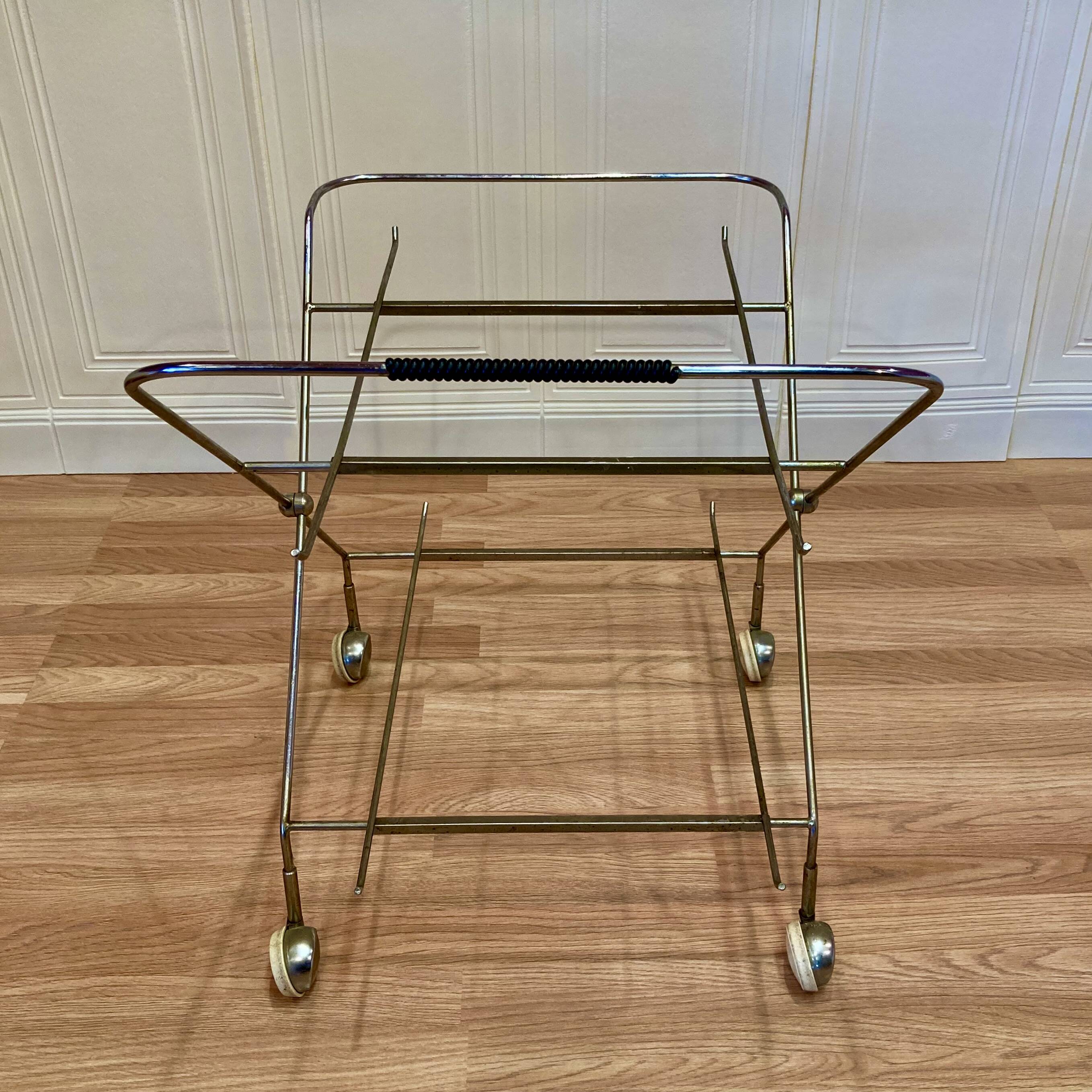 Modular serving cart "Scandinavian design Paul Nagel" 1950.