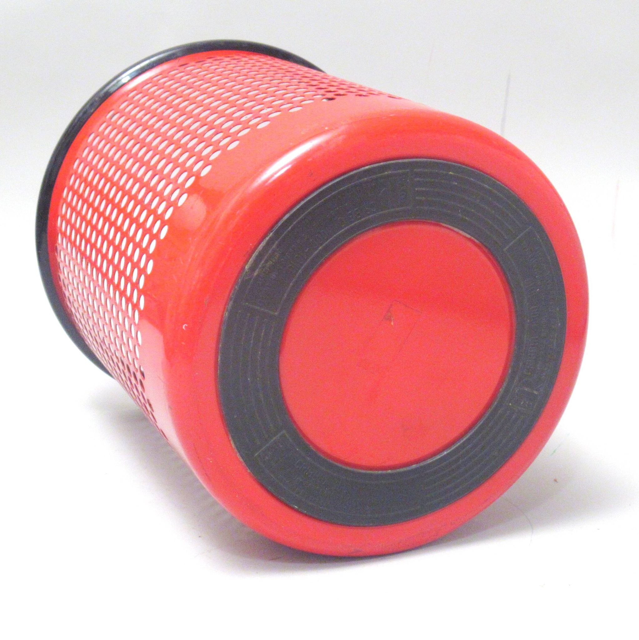 Corbeille Cribbio rouge Rexite Années 80