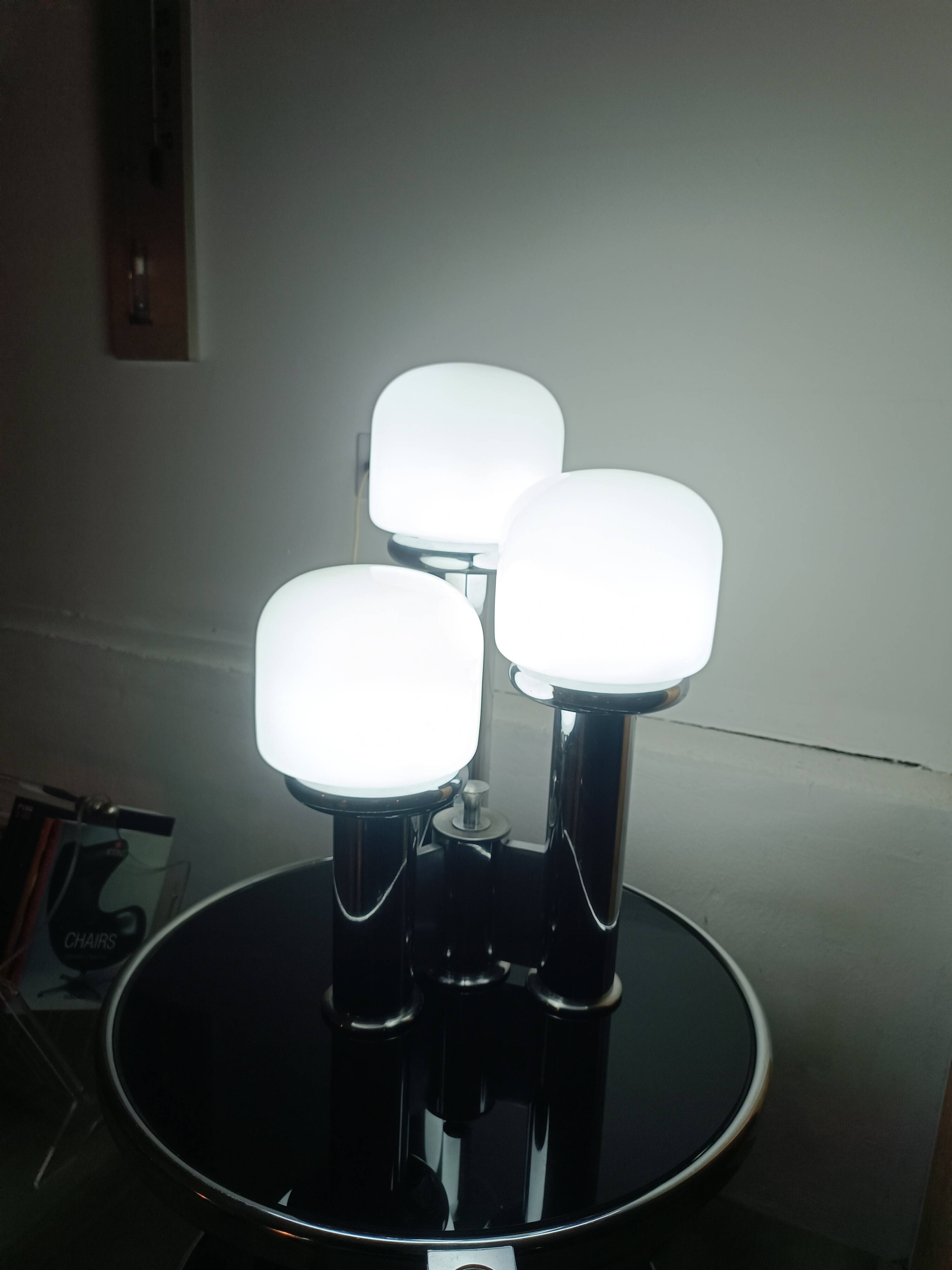 Lampe Space Age Verre De Murano 1970s