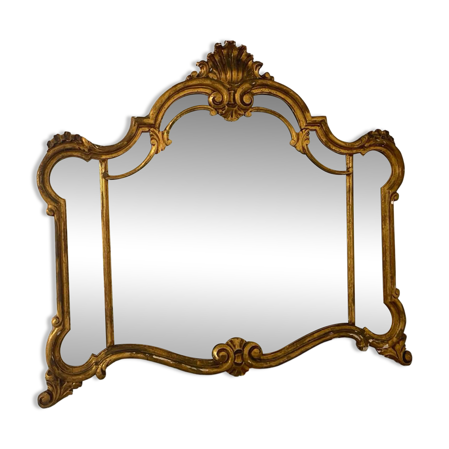 A spectacular Venetian wall mirror from the mid-19th century.