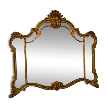 A spectacular Venetian wall mirror from the mid-19th century.