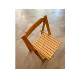 Chaise pliante en bois
