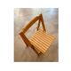 Wooden folding chair