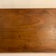 Old wooden and glass tray