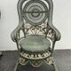 Perret & Vibert pair of ornate rattan armchairs, circa 1890
