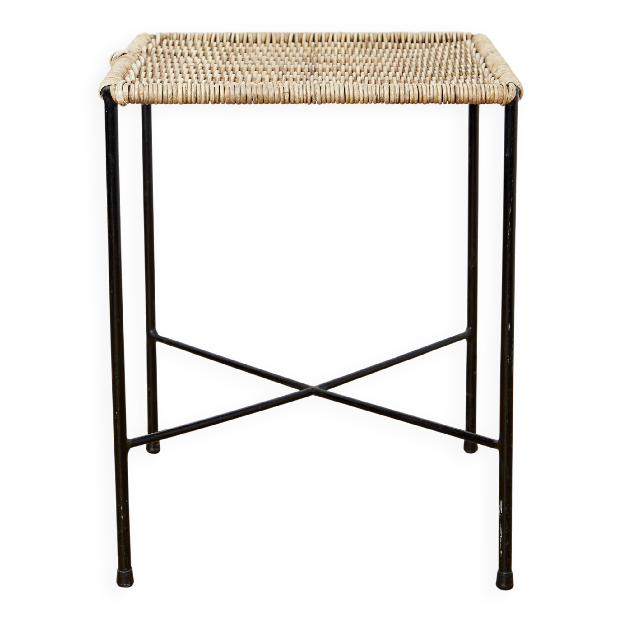 Tabouret / Porte-plante Mid-Century par Drahtwerke Erlau