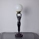 with the Ball lamp by Onices ETH, 1980