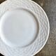 St Amand dessert plate in white earthenware