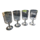 Lot de 4 verres à pied