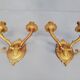 Pair of neoclassical bronze sconces