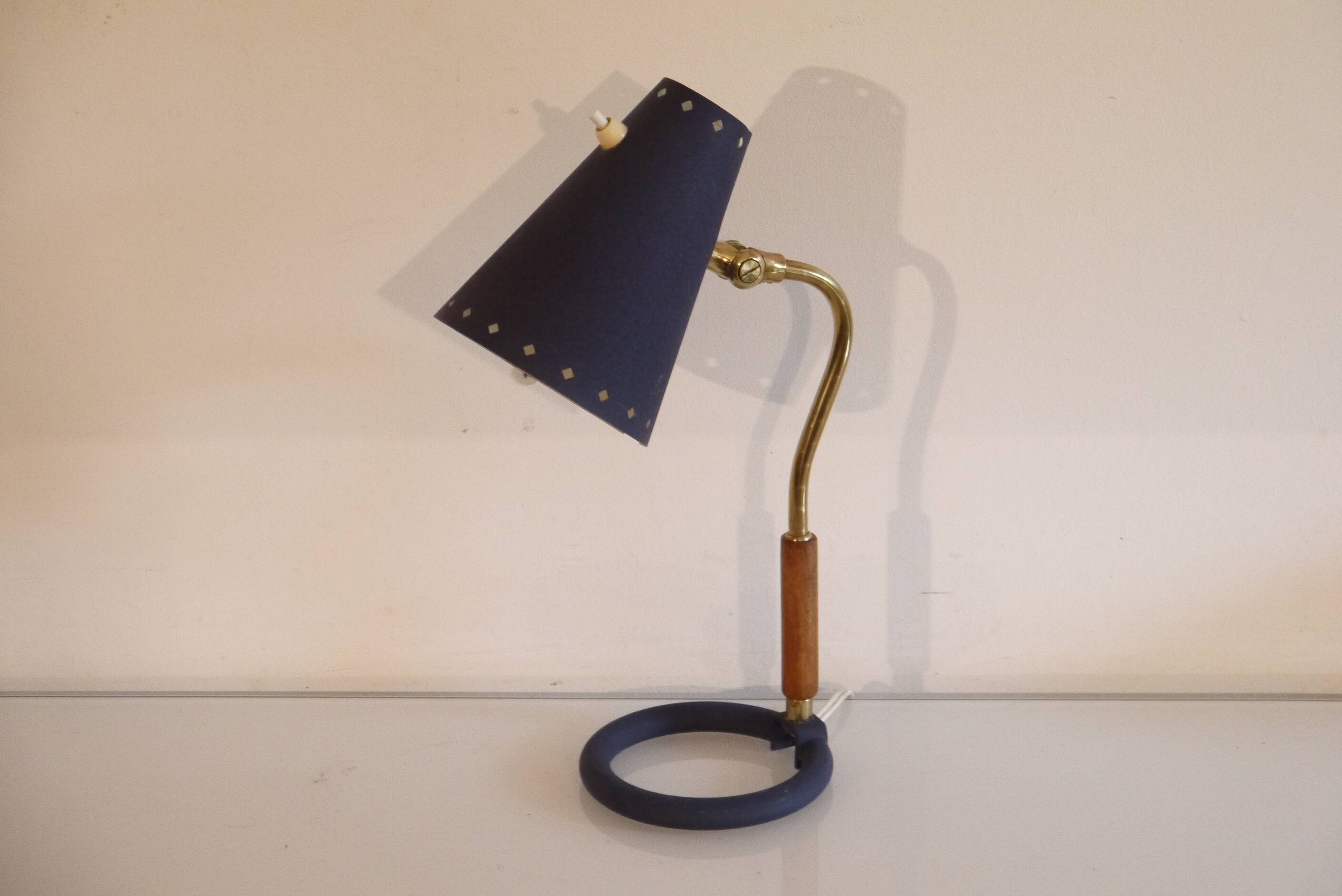 Lampe suédoise 1950 de Borens Boras