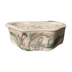 Boite à grillons porcelaine décor