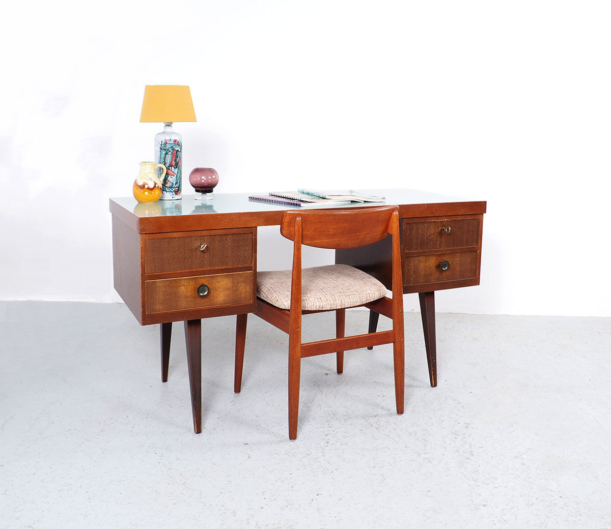 Mid-centruy modern desk by Ekawerk Horn-Lippe, 1950s