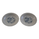 “Touraine” Sarreguemine plates