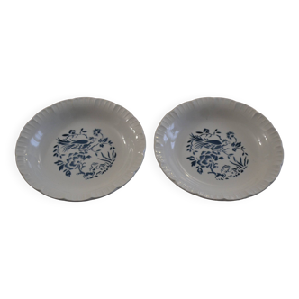 “Touraine” Sarreguemine plates