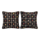 Set of 2 vintage kilim cushion covers 61x61 cm