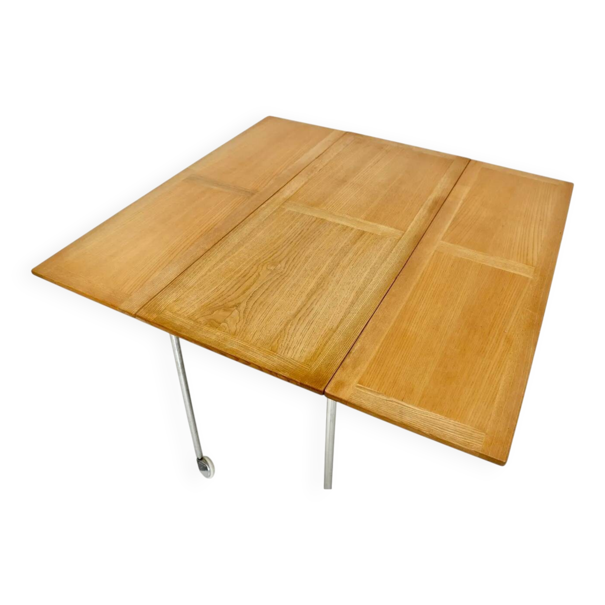 A folding side table "Berit" by Bruno Mathsson, Sweden, 1950s.