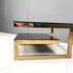 23Kt gold plate coffee table, 1970s