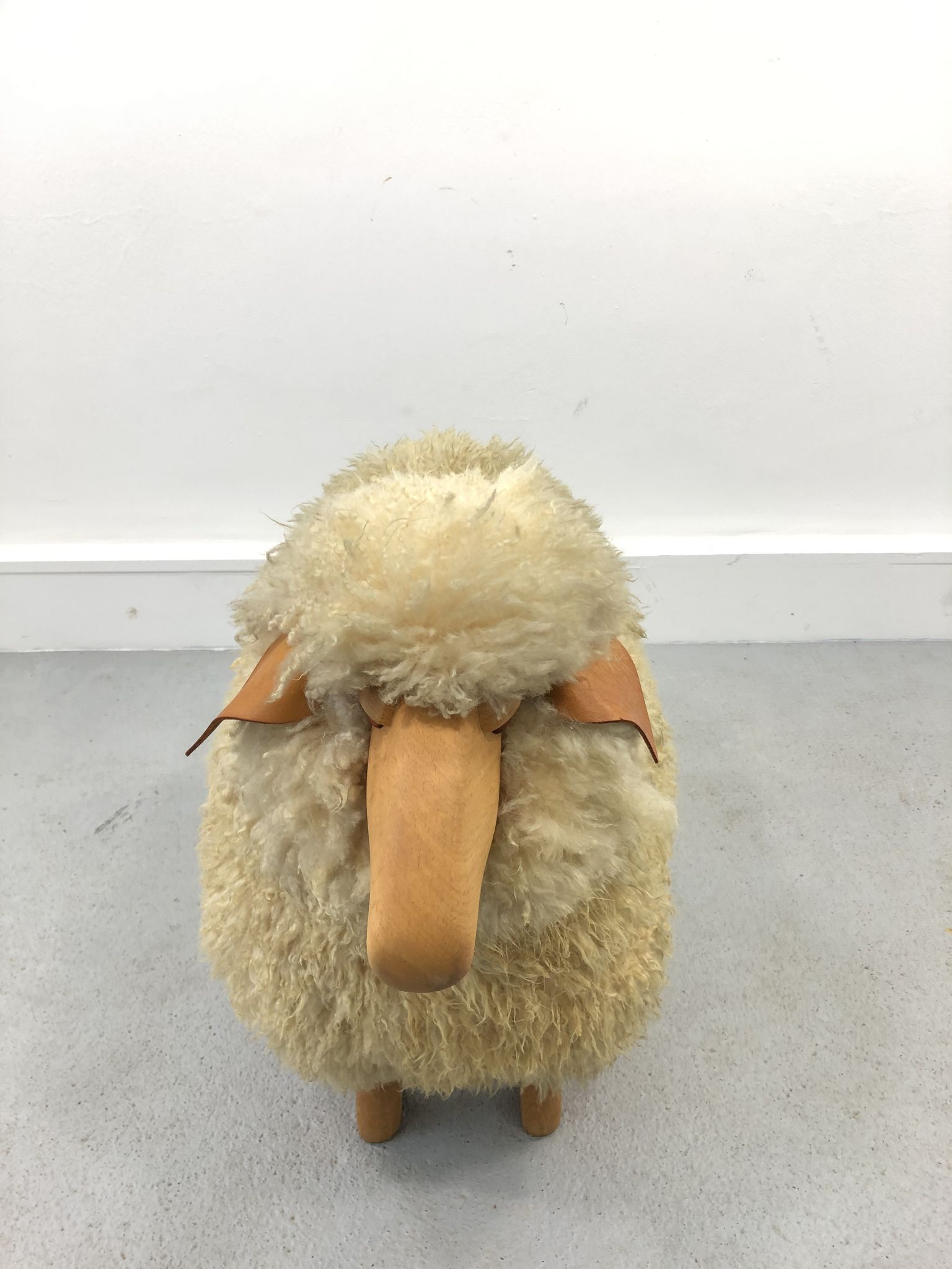 Wool Sheep Sculpture by Hanns-peter Krafft for Meier, 1970s