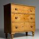 Commode anglaise du 19ème siècle
