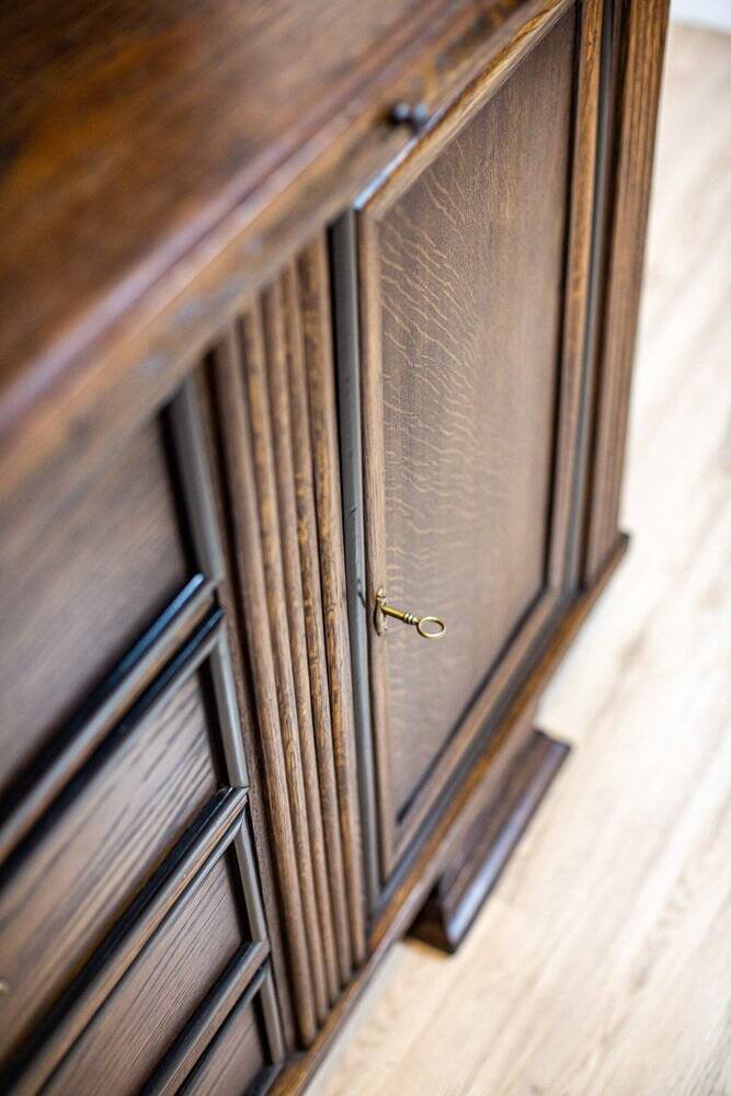 Vintage Buffet in Oak Burl, 1930s