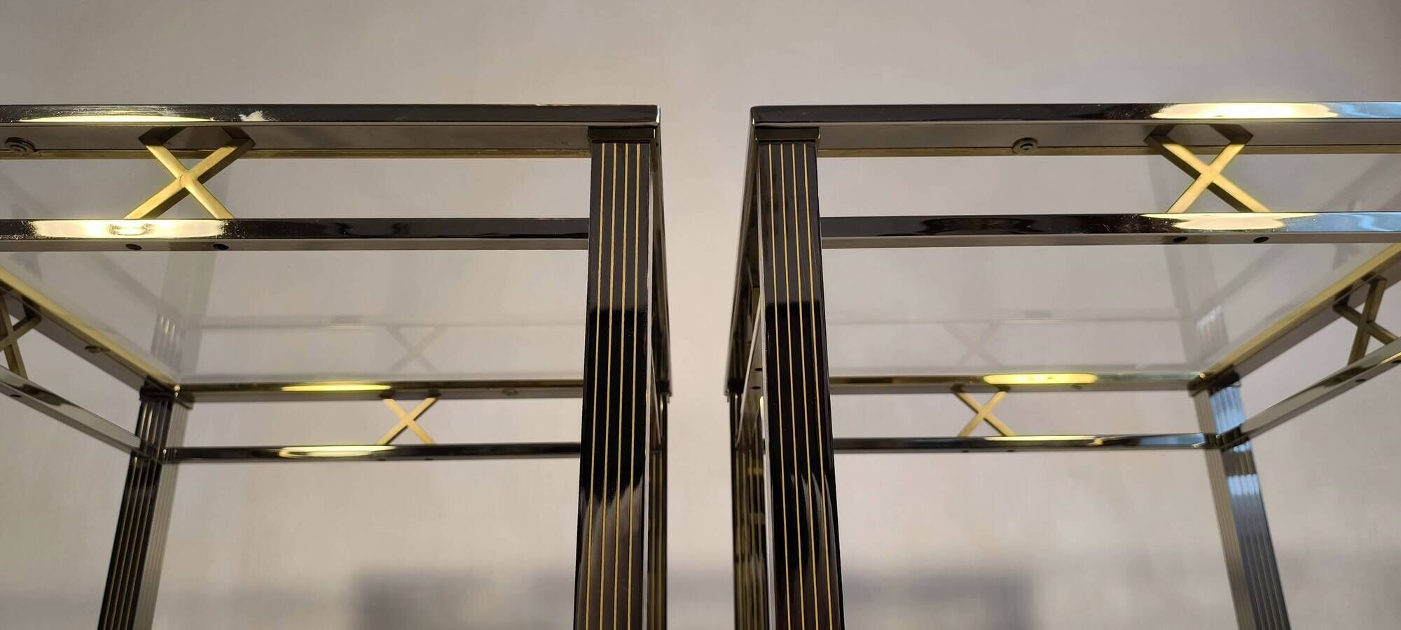 Magnificent pair of orsenigo italy coffee tables from the art deco collezione range