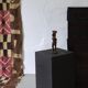 Mid-century hand-carved African woman sculpture