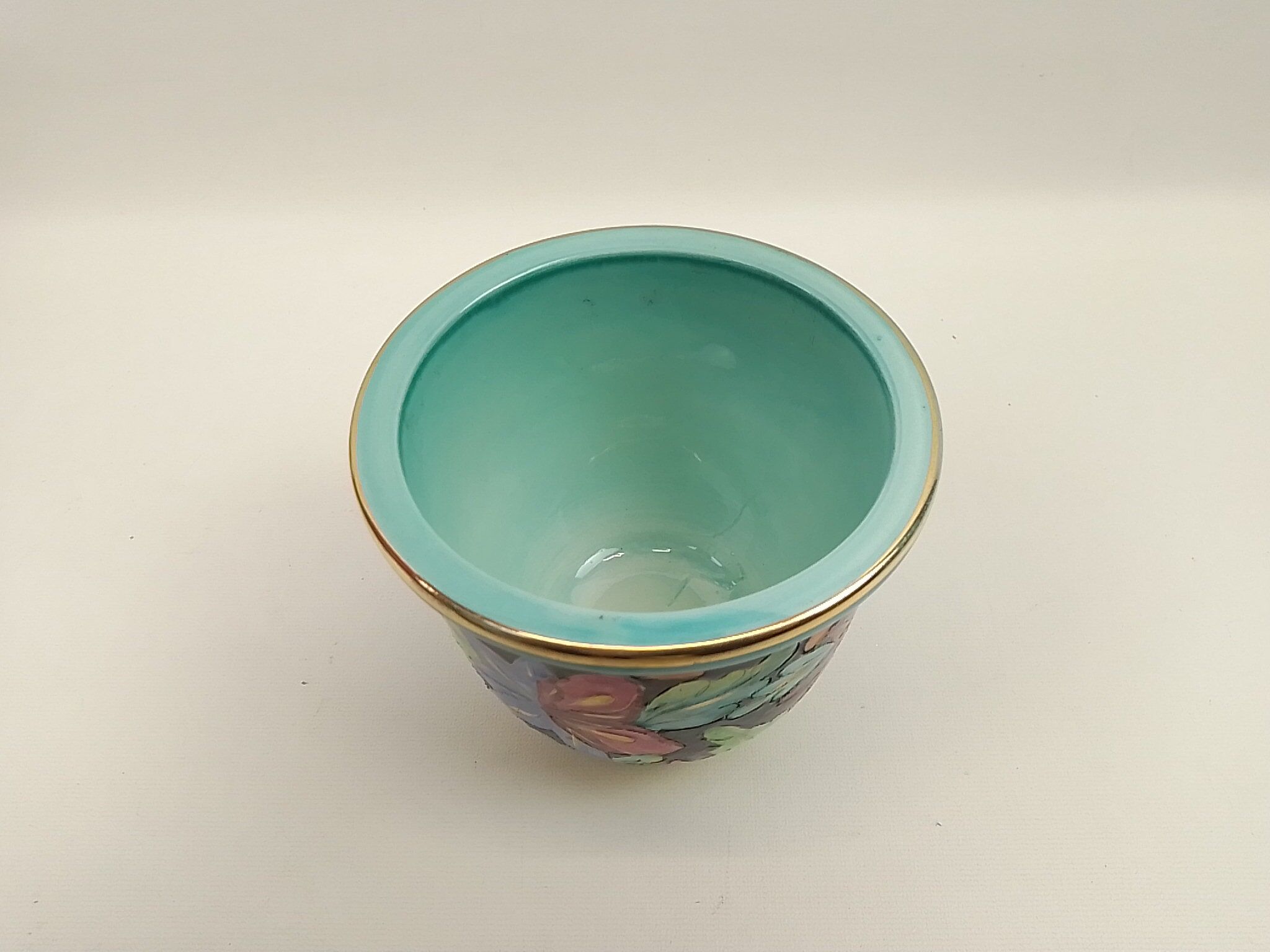 Multicolored ceramic pot cover 11.5cm