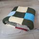 Plaid patchwork tricoté main