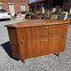 Scandinavian corner unit in teak from the 1960s.