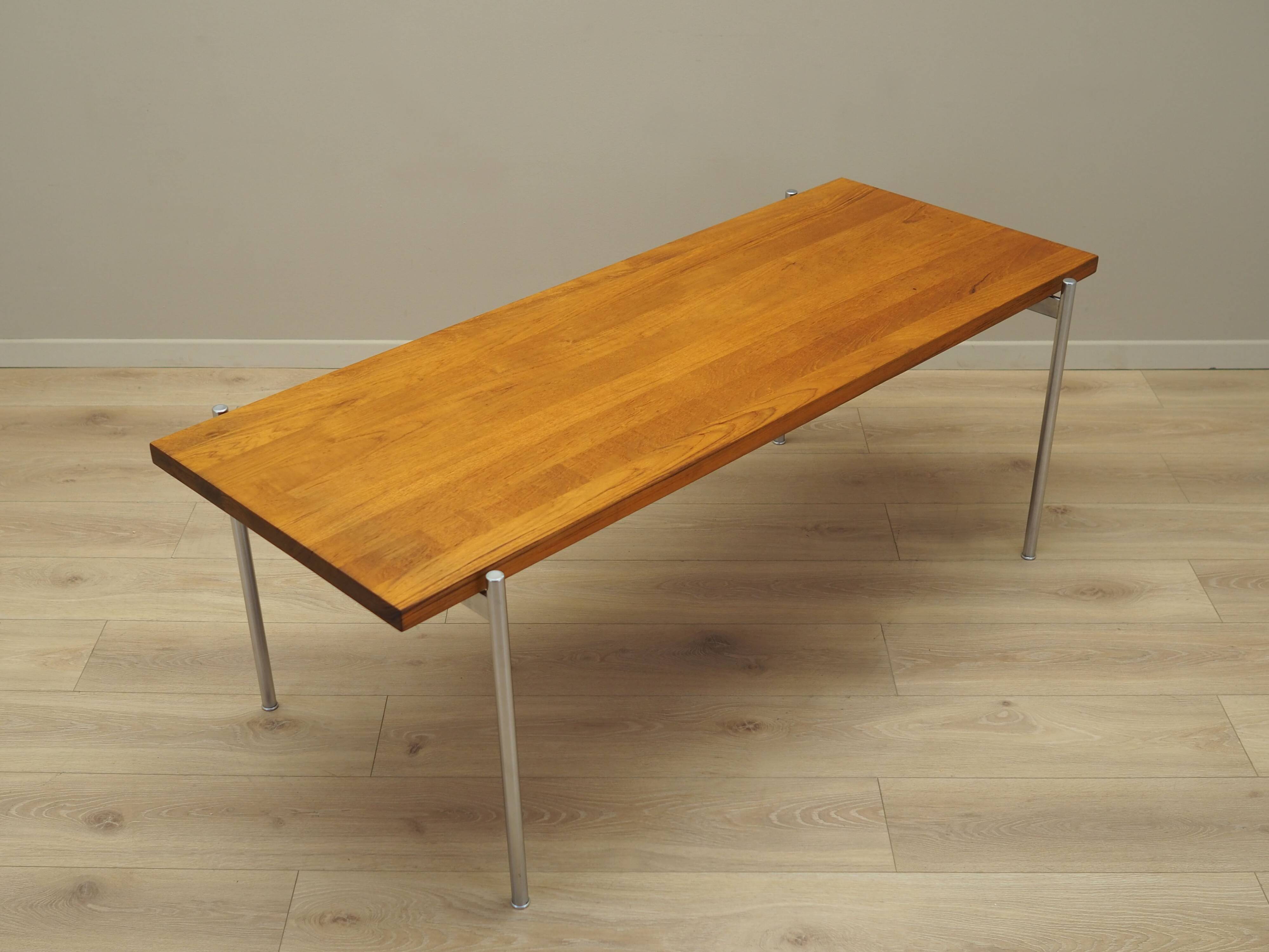 Table basse en teck, design danois, années 1970, fabricant : Fritz Hansen