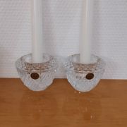 Ensemble de bougeoirs Cristal D’Arques Fontenay