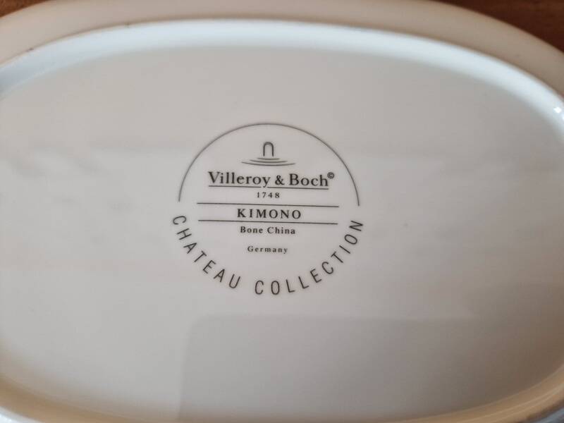 Villeroy and Boch - Kimono model oval porcelain dish, Château