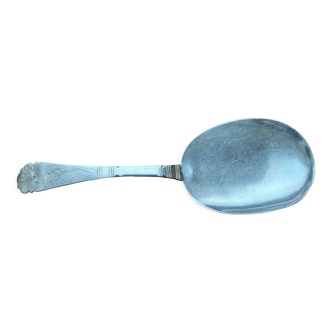 Old silver metal serving shovel