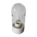 Glass and ceramic wall lamp