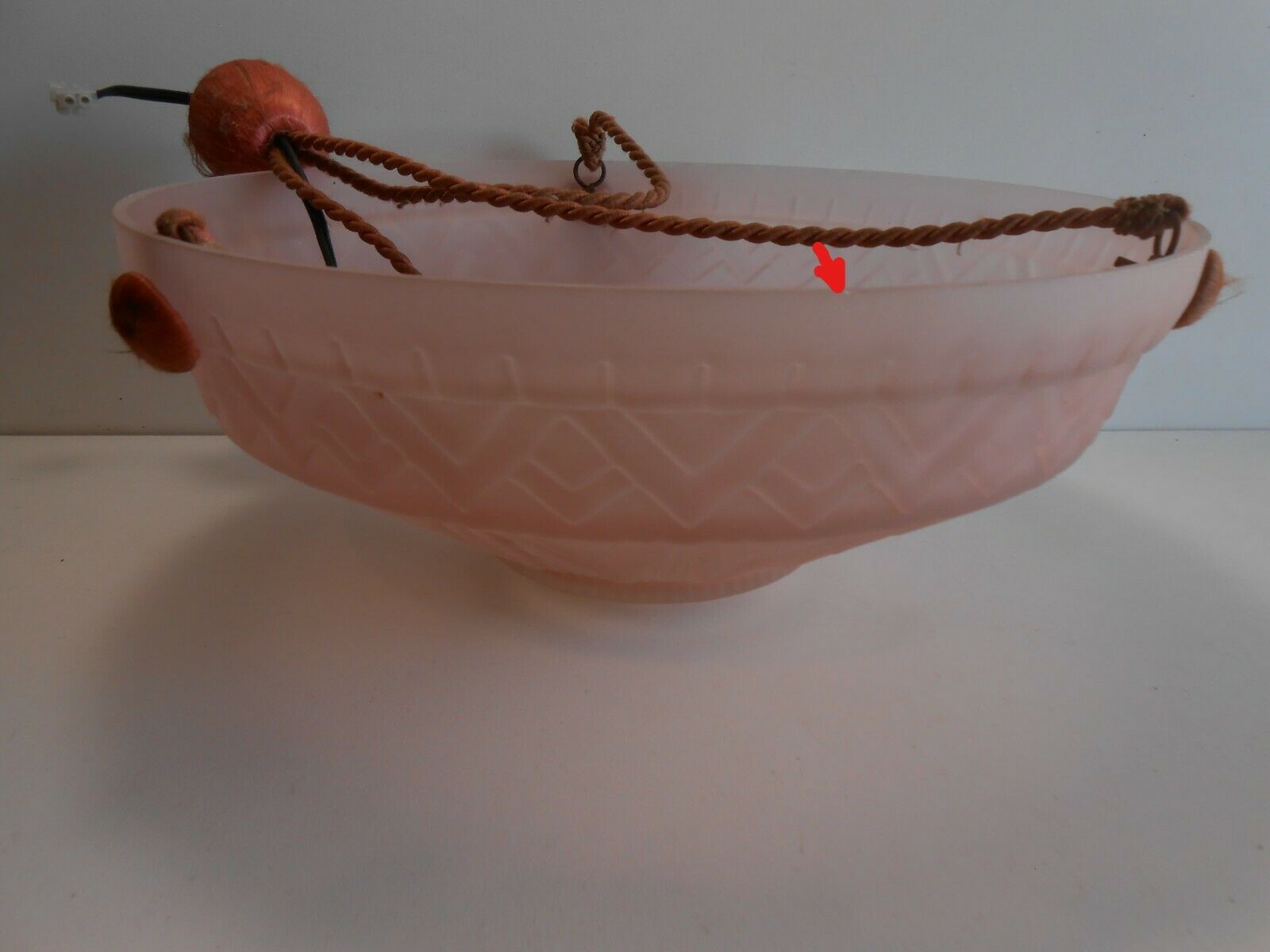 Art deco hanging lamp