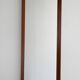 Late 1960s Scandinavian Teak Rectangular Wall Mirror