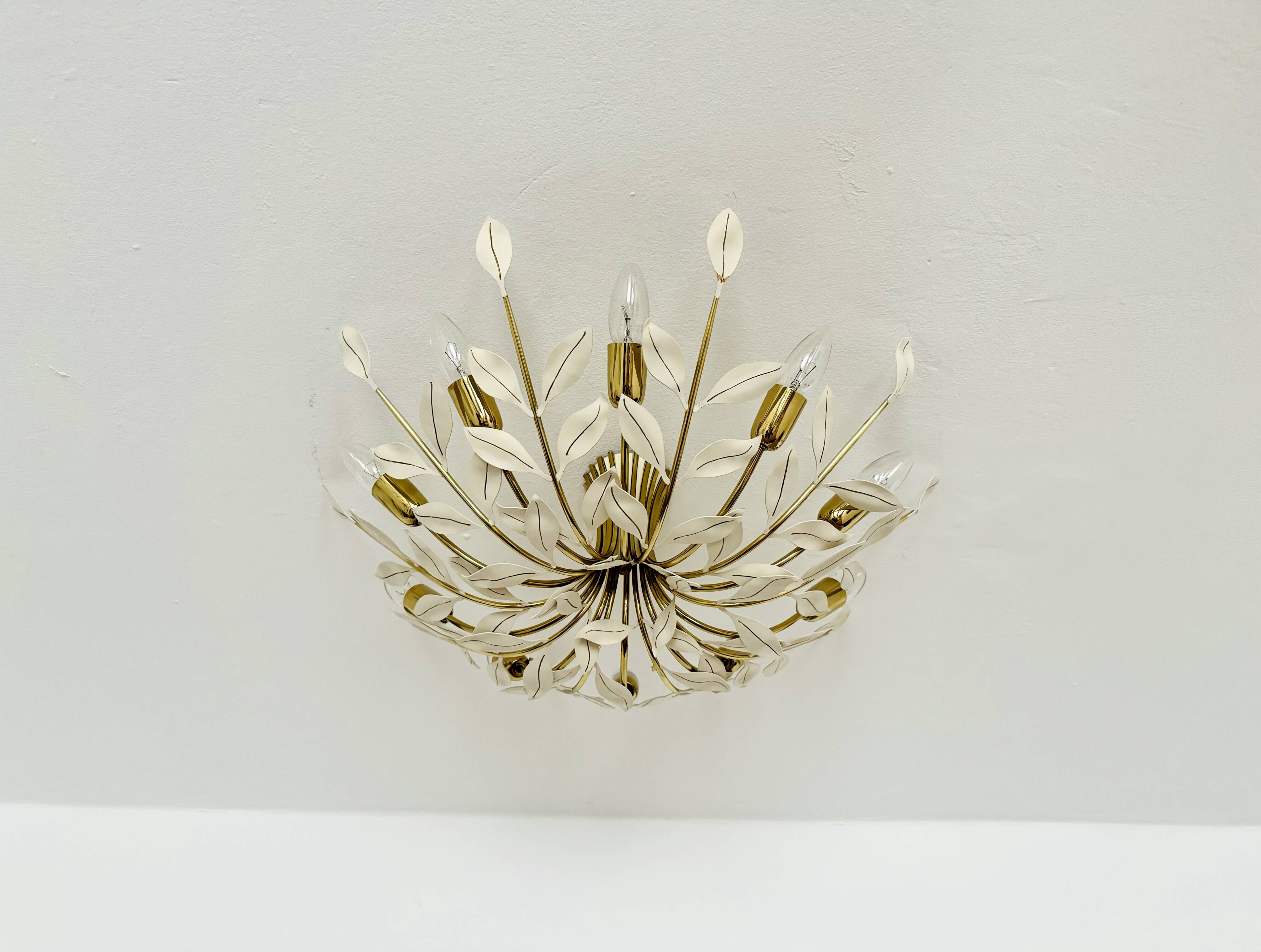 Flush Chandelier by Vereinigte Werkstätten Munich