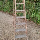Stepladder painter solid wood patinated dp 012302