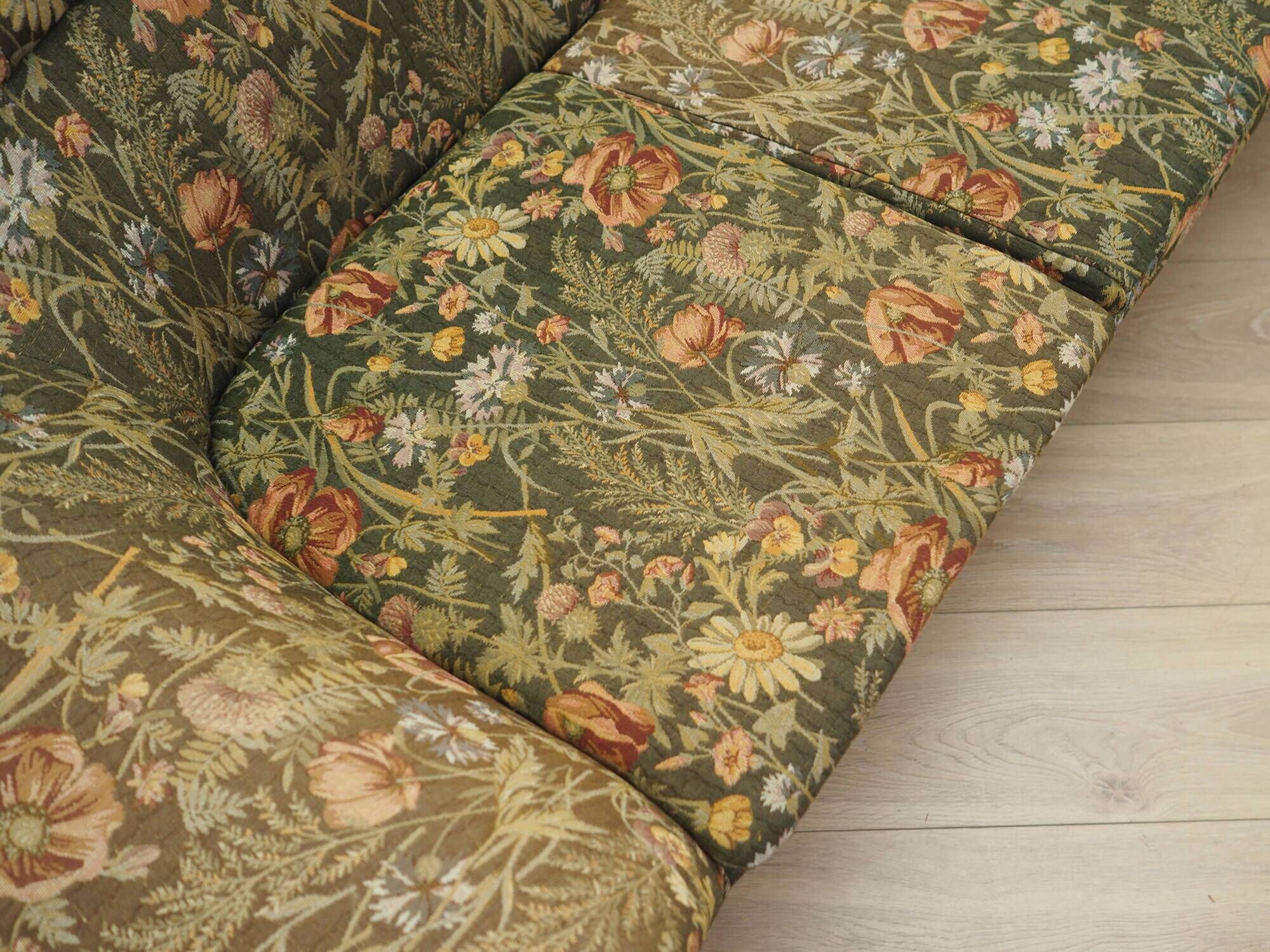 Green fabric sofa by Karl Edvard Korseth for LK Hjelle, Norway 1960s