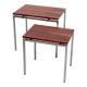 set Rose wood side tables 1970s