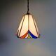 Stained glass pendant light, Tiffany style