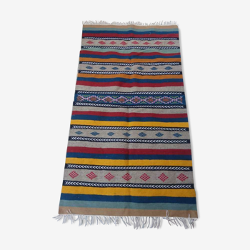 Carpet berber kilim multicolor handmade 110x190cm