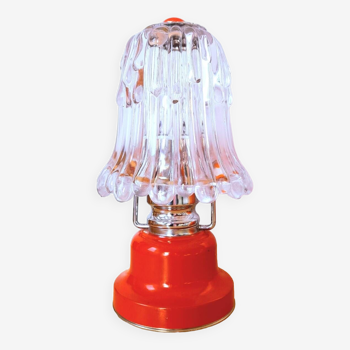Orange mushroom lamp 70s