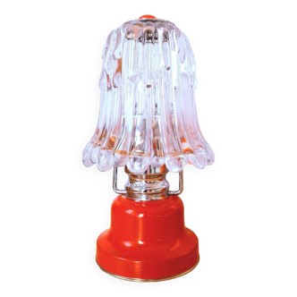 Lampe champignon orange 70s