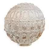 Vintage Molded Glass Globe