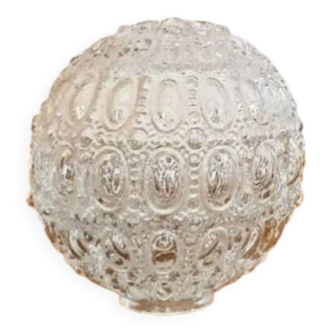 Vintage Molded Glass Globe